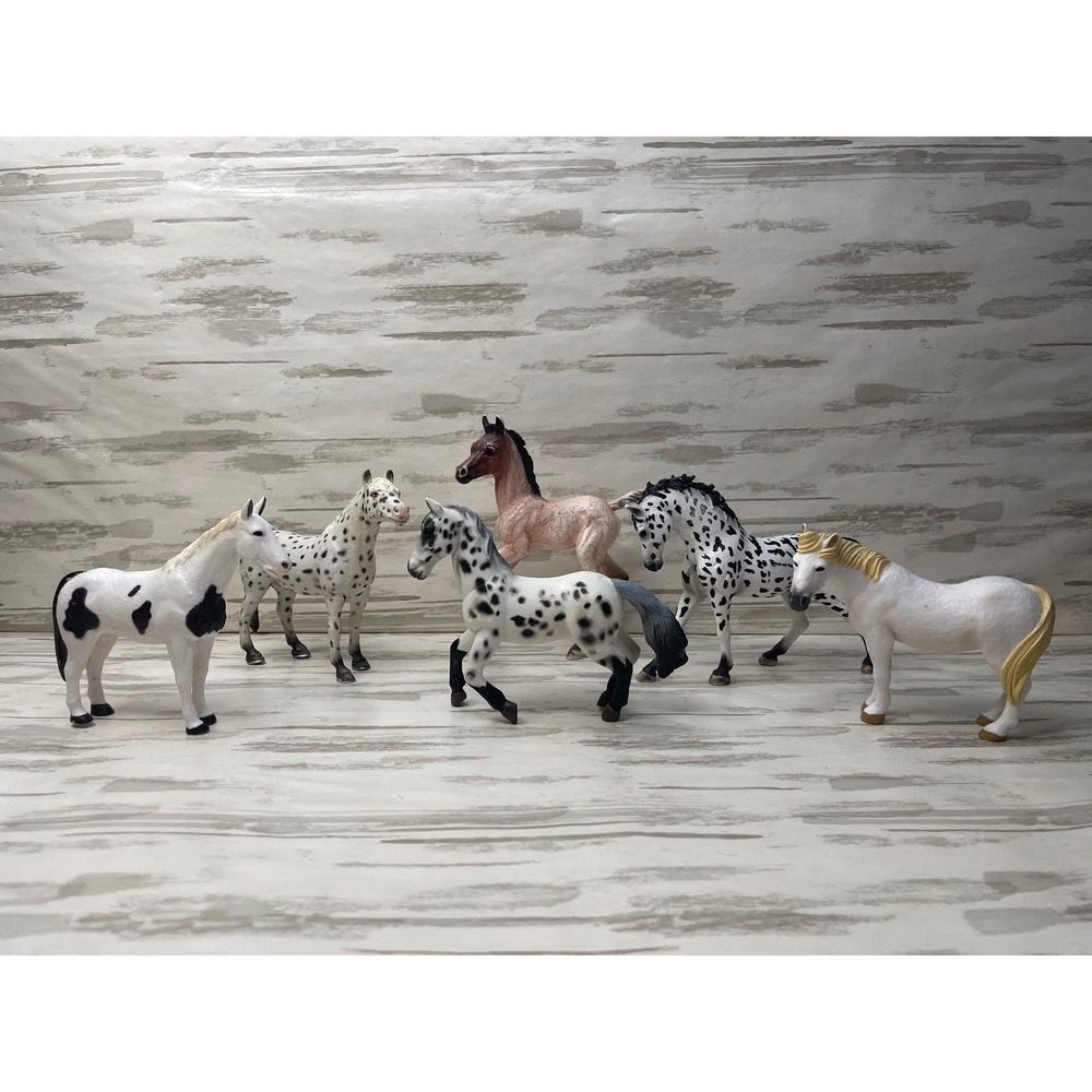Toy Horse Figurines Mixed Lot of 6 Breyer, Schleich, Terra By Battat